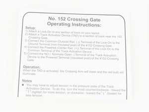 Standard Gauge MTH RailKing 30-11008 Operating Crossing Gate w/ Red Base