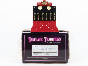 Standard Gauge MTH Tinplate 10-4043 #439 Knife Switch Panel - Crackle Red