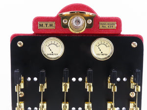 Standard Gauge MTH Tinplate 10-4043 #439 Knife Switch Panel - Crackle Red