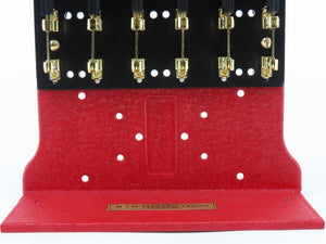 Standard Gauge MTH Tinplate 10-4043 #439 Knife Switch Panel - Crackle Red