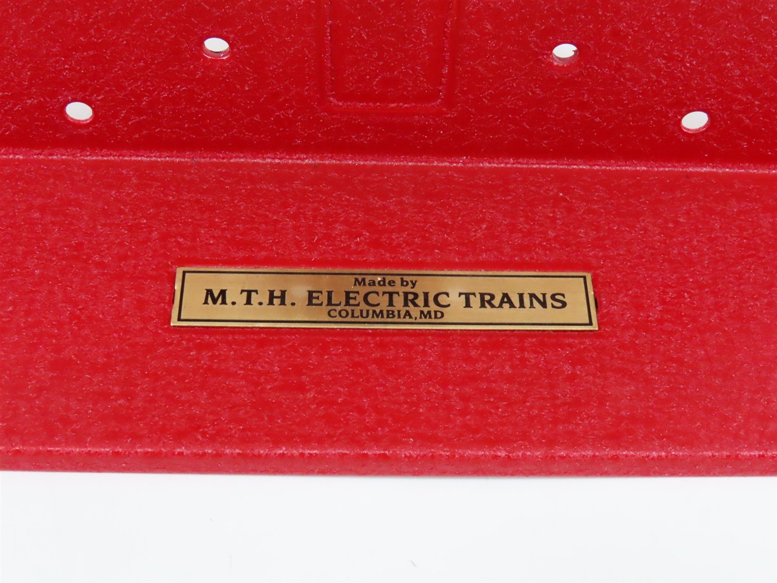 Standard Gauge MTH Tinplate 10-4043 #439 Knife Switch Panel - Crackle Red