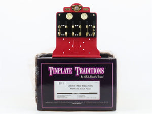 Standard Gauge MTH Tinplate 10-4043 #439 Knife Switch Panel - Crackle Red