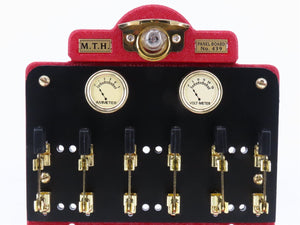 Standard Gauge MTH Tinplate 10-4043 #439 Knife Switch Panel - Crackle Red
