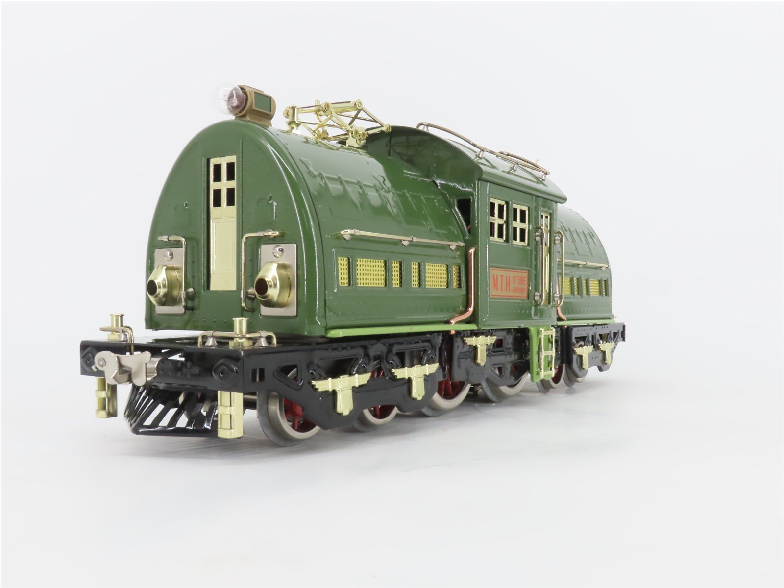 Standard Gauge MTH Tinplate 10-1077-1 Green Electric #381E w/ Sound