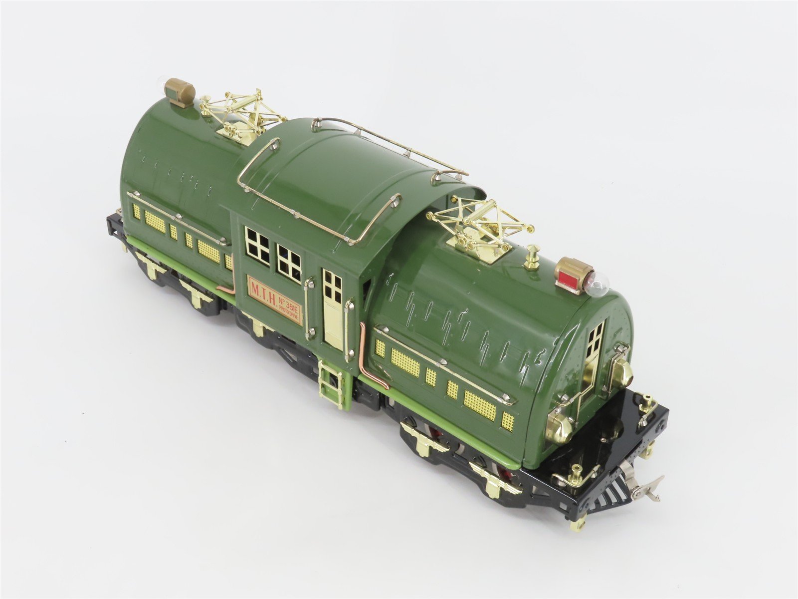 Standard Gauge MTH Tinplate 10-1077-1 Green Electric #381E w/ Sound