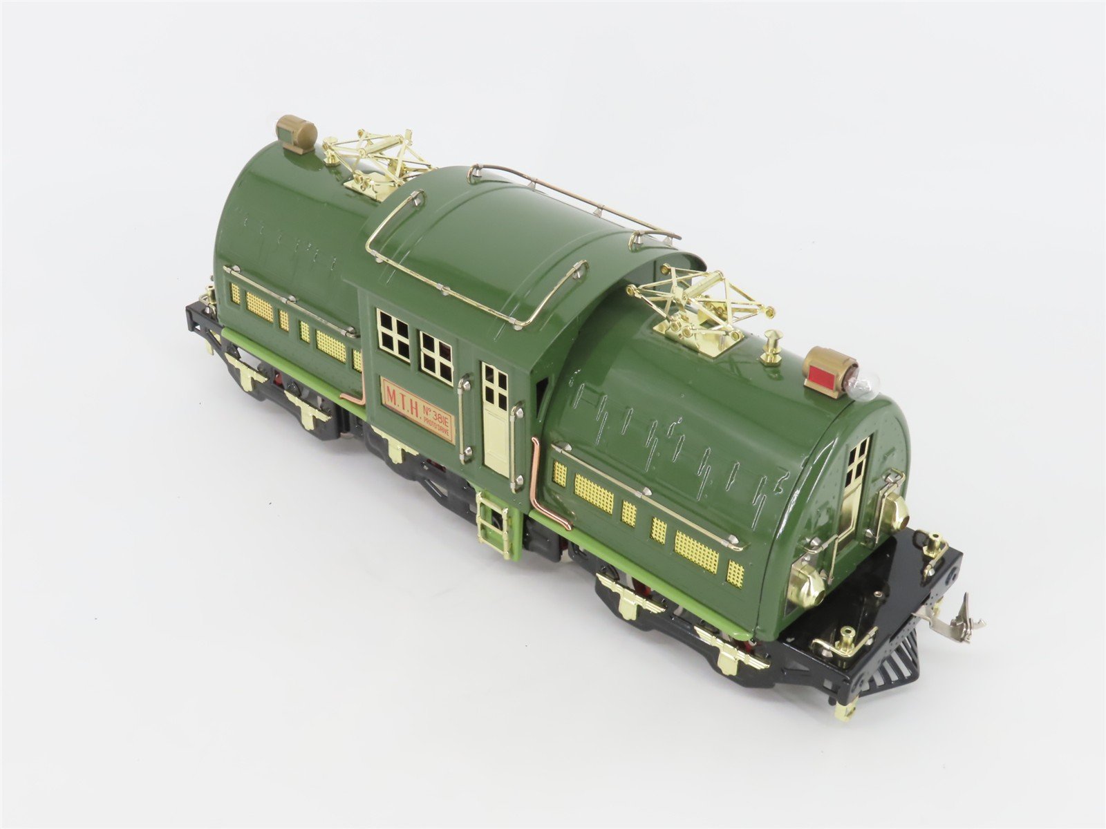 Standard Gauge MTH Tinplate 10-1077-1 Green Electric #381E w/ Sound