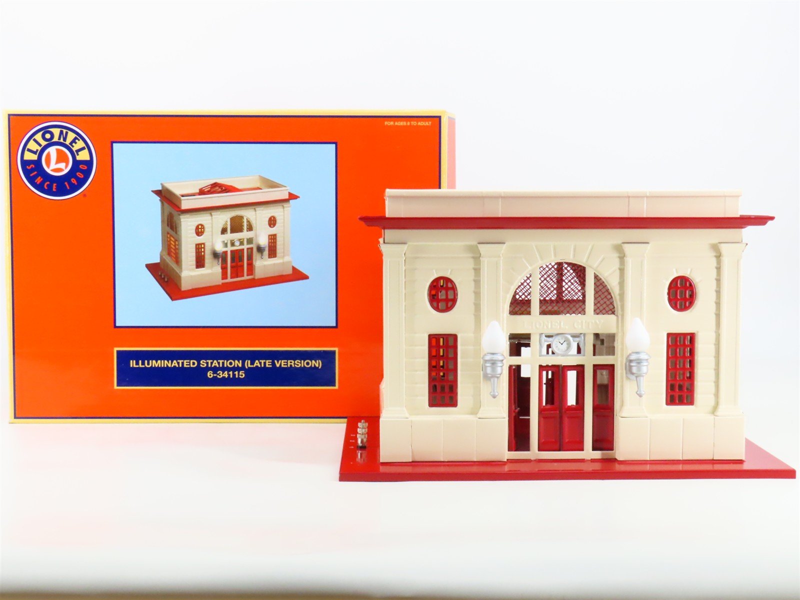 Standard Gauge Lionel 6-34115 Illuminated Station (Late Version)