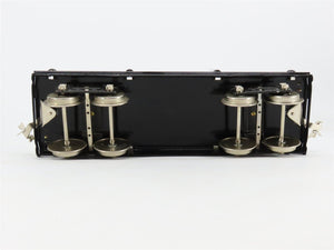 Standard Gauge MTH Tinplate 10-1072 #211 Black w/Brass Trim Flatcar