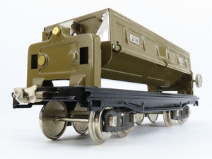 Standard Gauge MTH Tinplate #218 Brown Dump Gondola Car