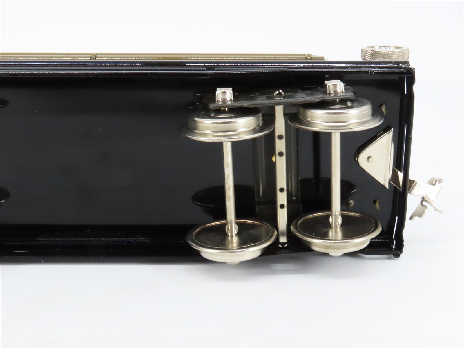 Standard Gauge MTH Tinplate #218 Brown Dump Gondola Car