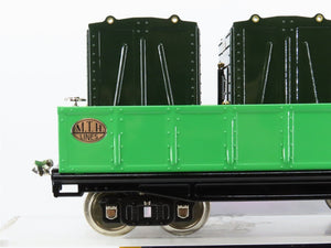 Standard Gauge MTH Tinplate 10-1074 #212 Gondola w/3 Containers