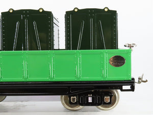 Standard Gauge MTH Tinplate 10-1074 #212 Gondola w/3 Containers