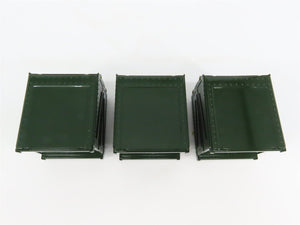 Standard Gauge MTH Tinplate 10-1074 #212 Gondola w/3 Containers