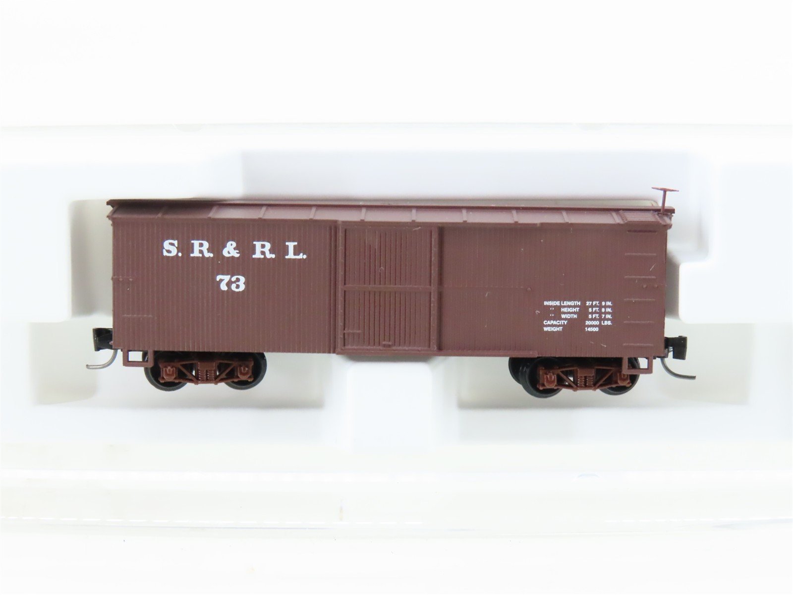 Nn3 Scale Micro-Trains MTL 15115 SR&RL Sandy River & Rangeley Lake 30' Boxcar 73