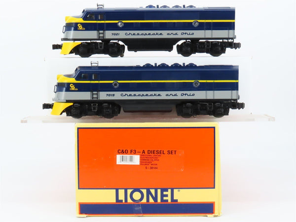 O Gauge 3-Rail Lionel 6-38144 C&O EMD F3A/A Diesel Set w/ TMCC