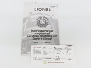 O Gauge 3-Rail Lionel 6-38144 C&O EMD F3A/A Diesel Set w/ TMCC & Sound