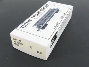 HO Scale Tichy Train Group Kit #4021 Undecorated 40' 50-Ton Flat Car