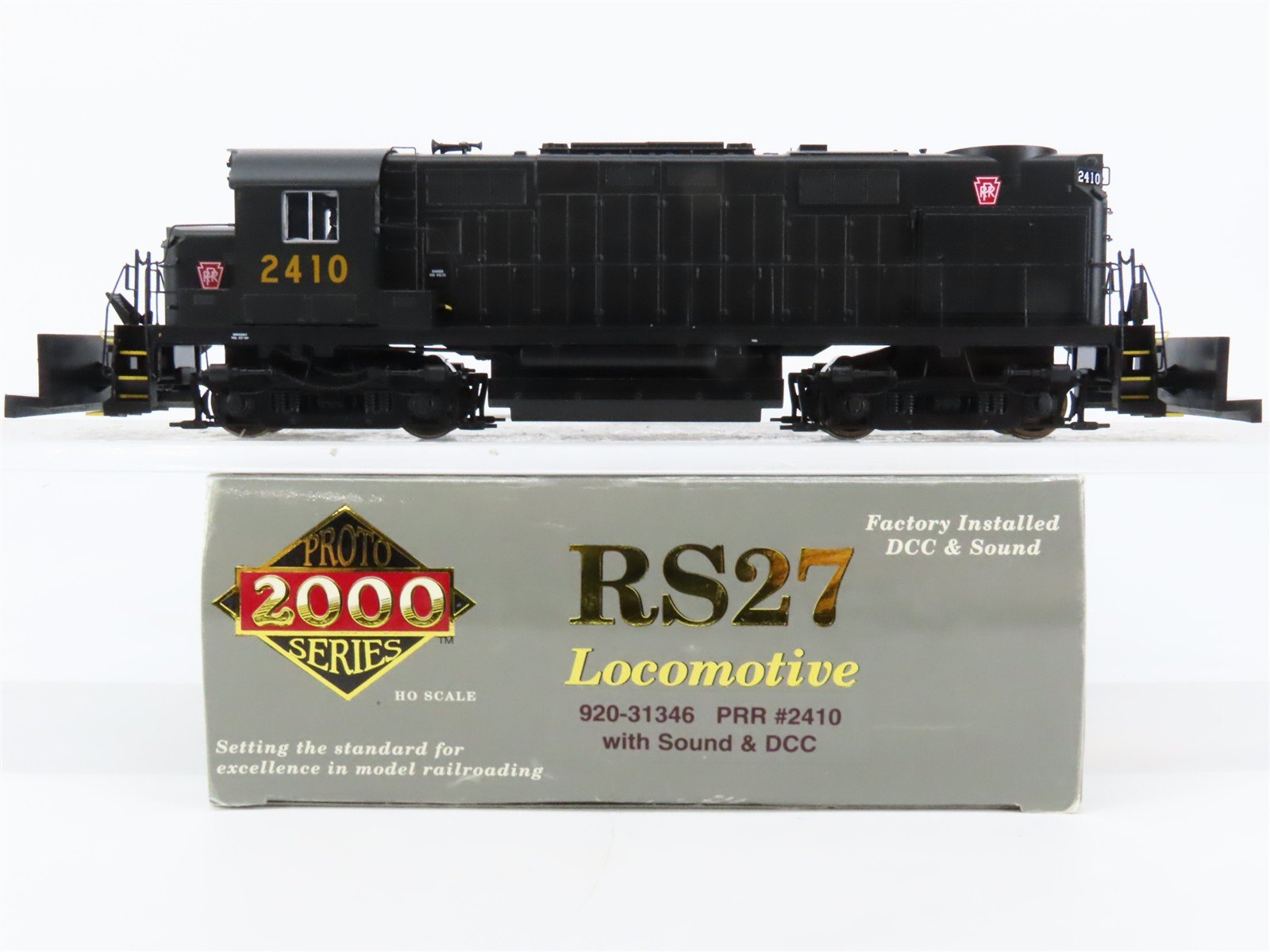 HO Scale Proto 2000 920-31346 PRR Pennsylvania RS27 Diesel #2410 w/ DCC & Sound