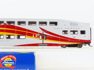HO Athearn 25502 NM Rail Runner Bombardier Bi-Level Control Car Passenger #1101