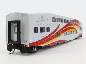 HO Athearn 25502 NM Rail Runner Bombardier Bi-Level Control Car Passenger #1101