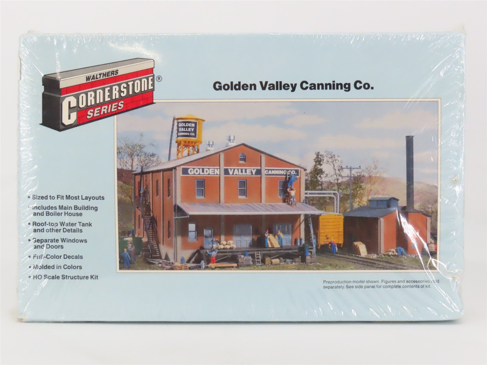 HO Scale Walthers Cornerstone 933-3018 Golden Valley Canning Company Kit SEALED