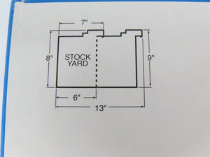 HO Scale Walthers 933-3047 Stock Yard Building Kit