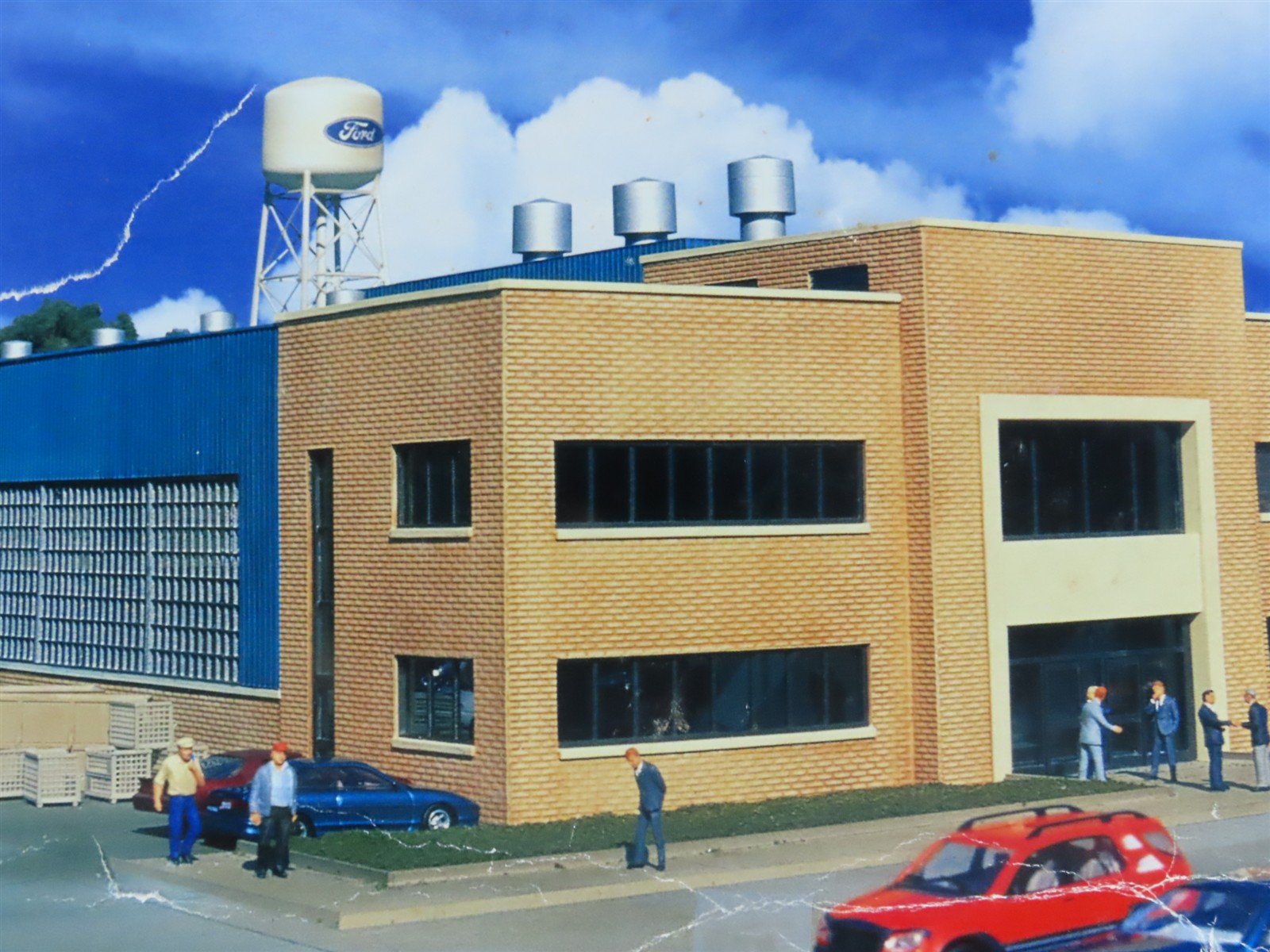 HO Scale Walthers 933-3079 Ford Assembly Plant Building Kit