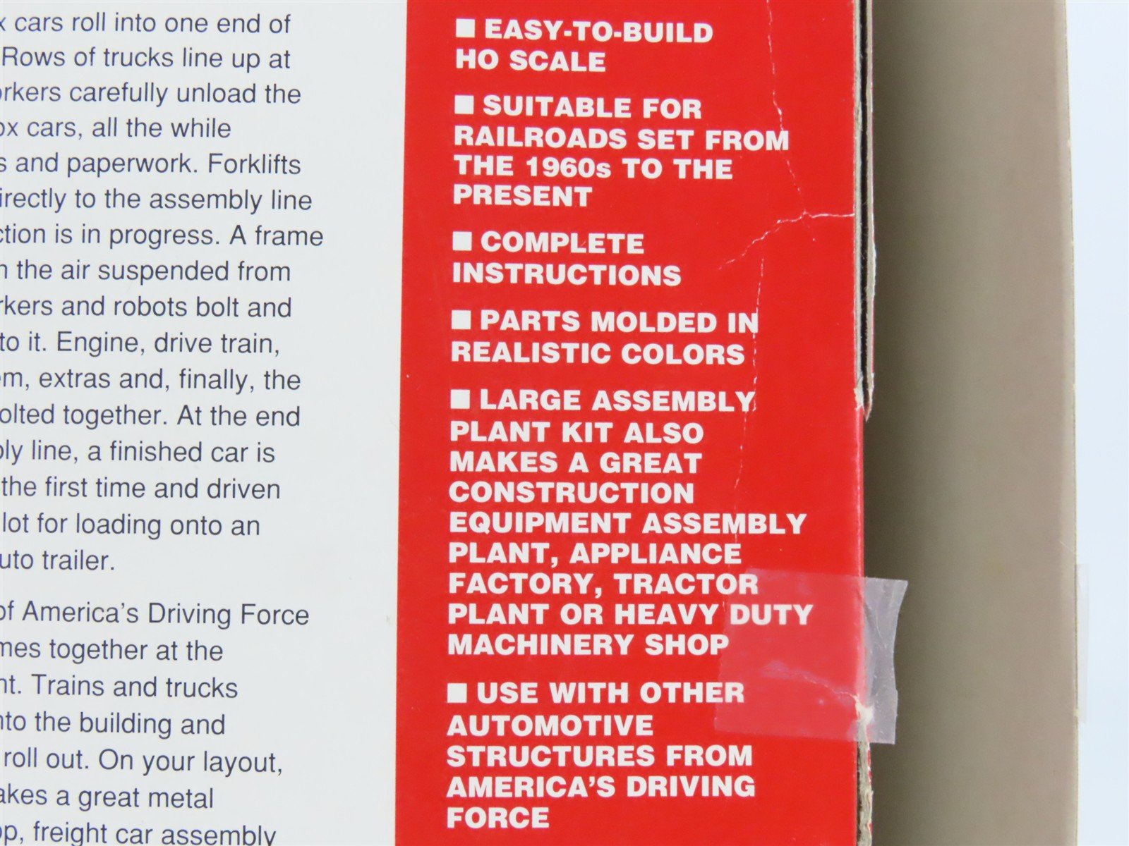 HO Scale Walthers 933-3079 Ford Assembly Plant Building Kit