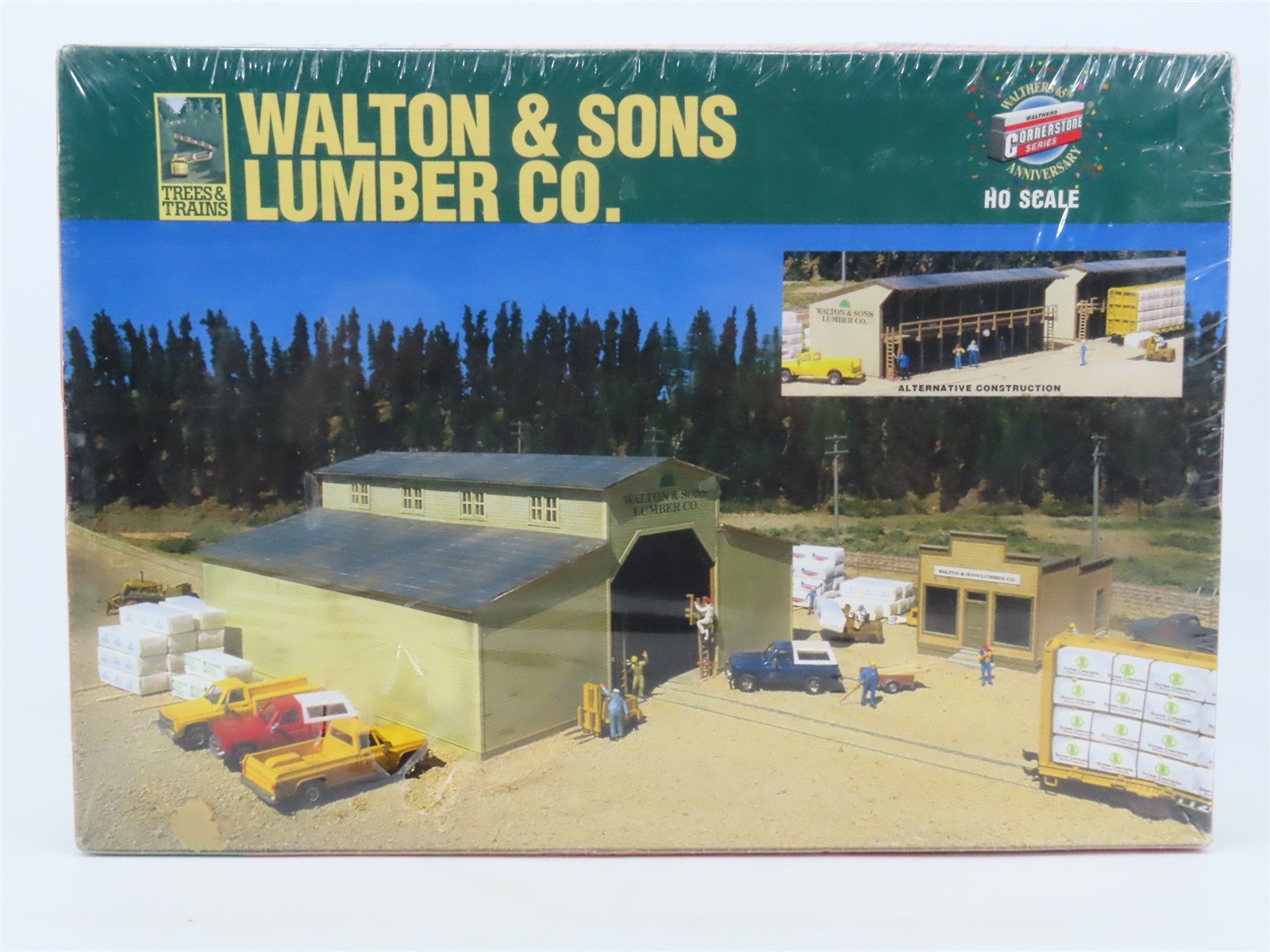 HO Scale Walthers 933-3057 Walton & Sons Lumber Co. Building Kit SEALED