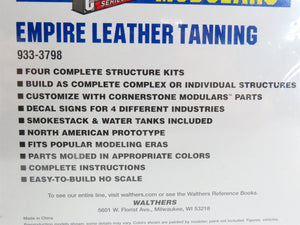 HO Scale Walthers 933-3798 Empire Leather Tanning Building Kit SEALED