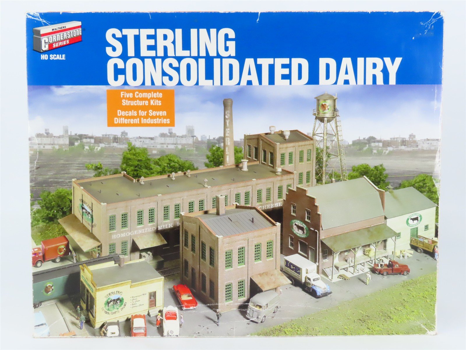 HO Scale Walthers 933-3799 Sterling Consolidated Dairy Building Kit