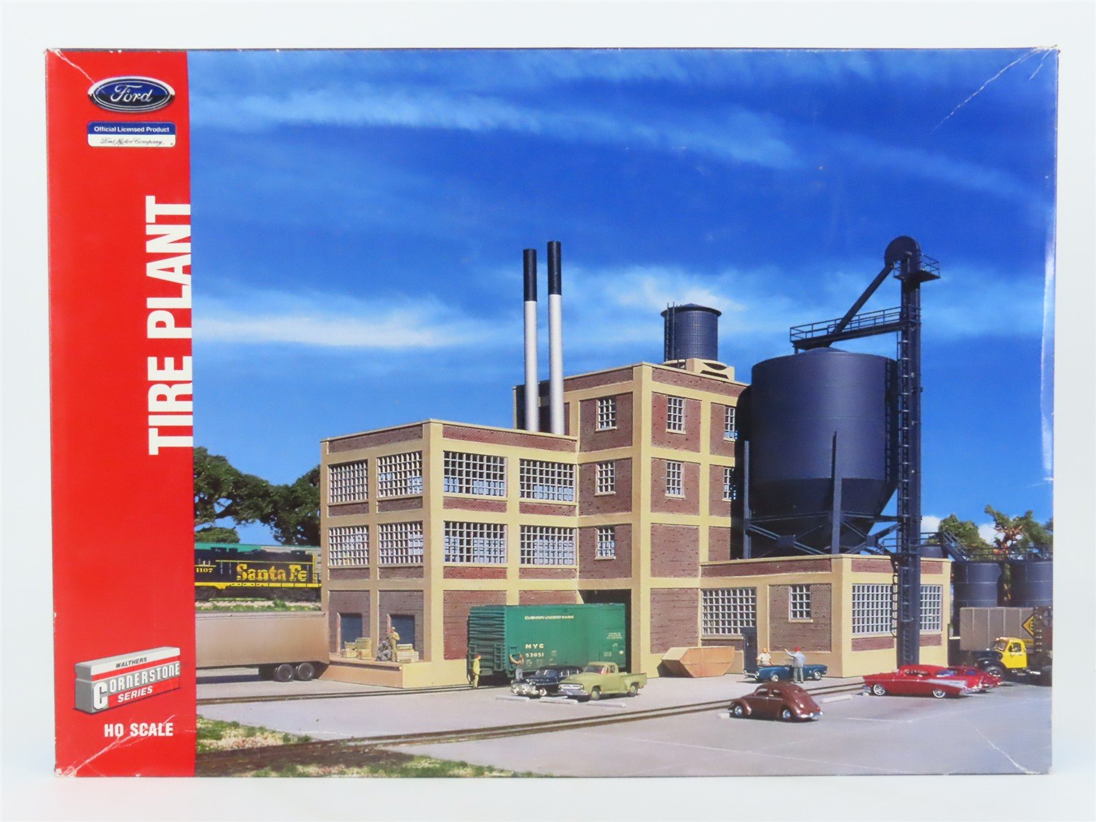HO Scale Walthers 933-3078 Ford Tire Plant Building Kit