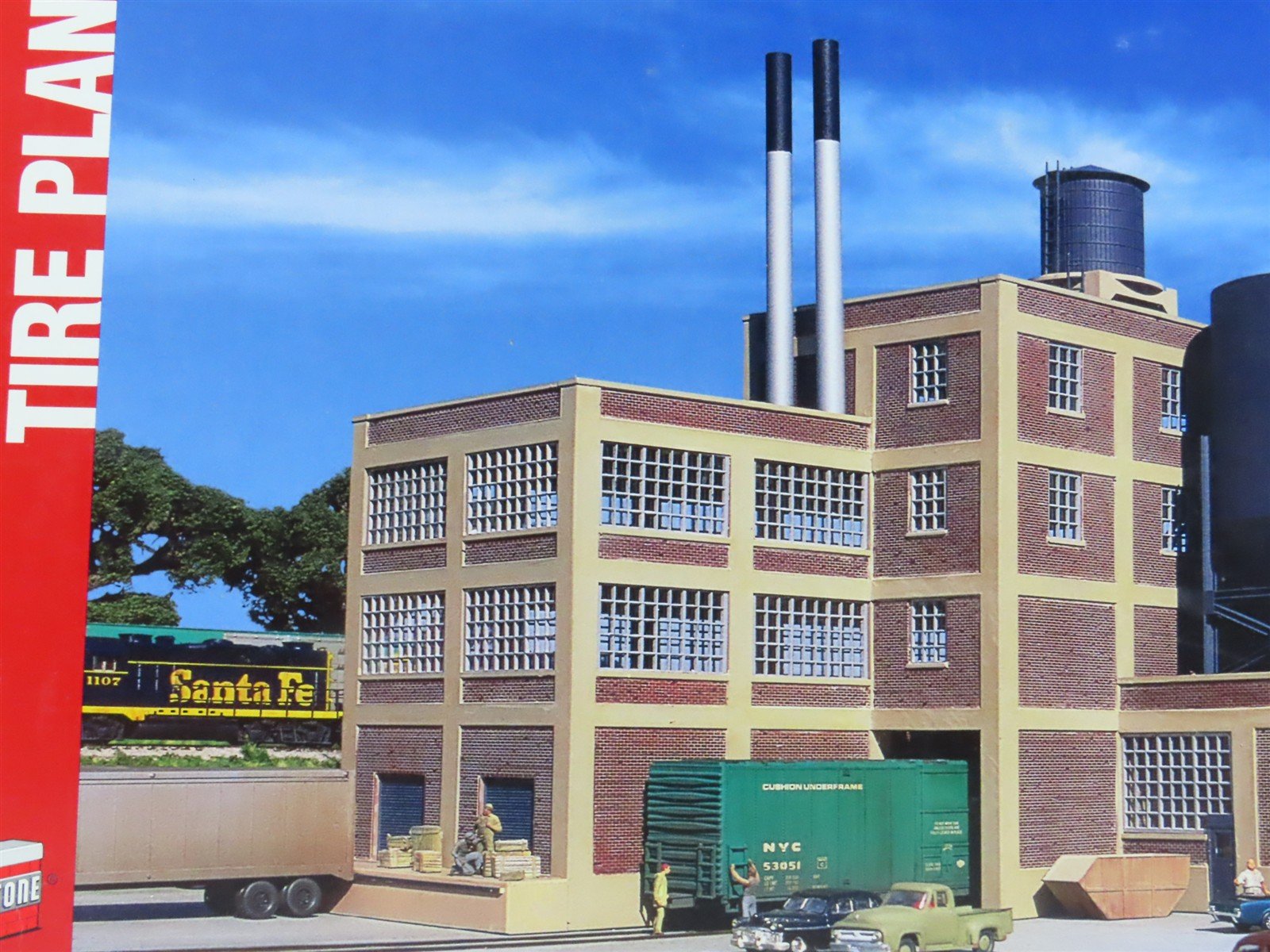 HO Scale Walthers 933-3078 Ford Tire Plant Building Kit