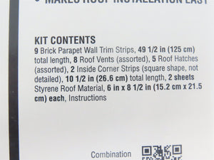 HO Scale DPM 30190 Roof and Trim Detail Kit