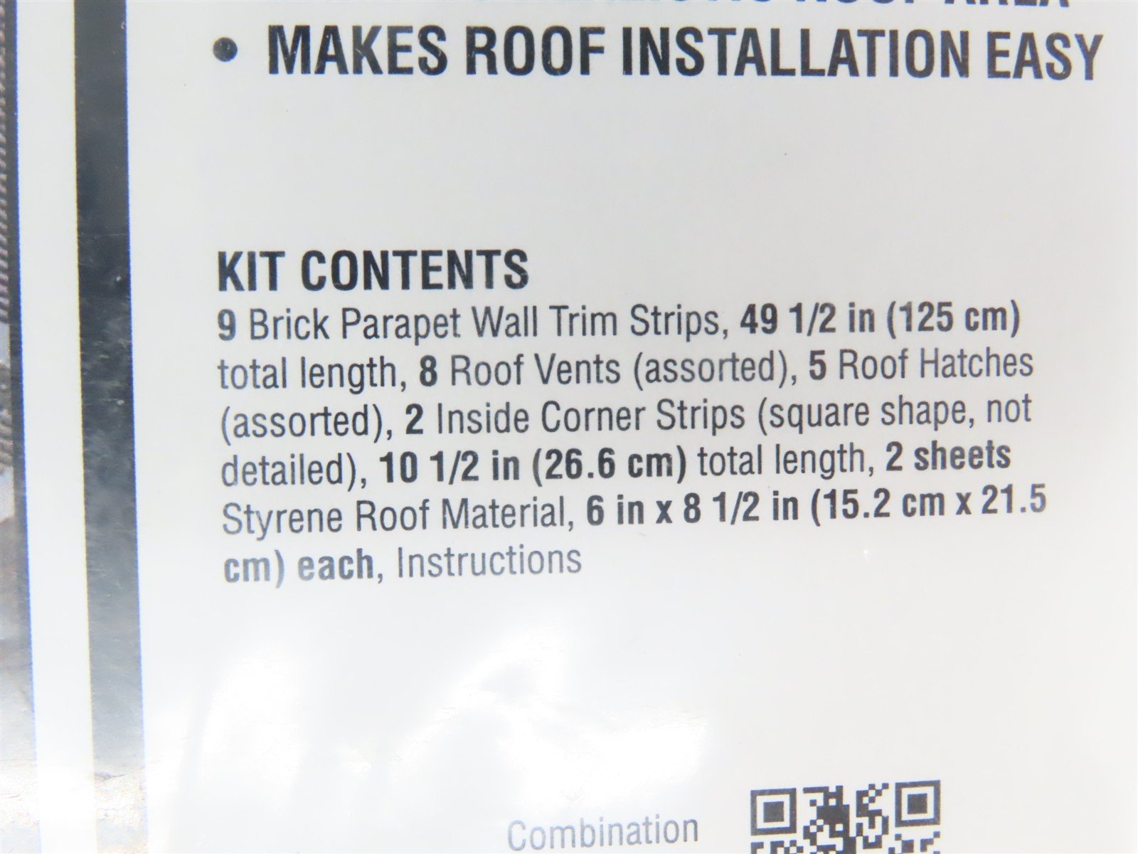 HO Scale DPM 30190 Roof and Trim Detail Kit
