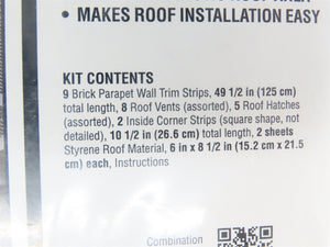 HO Scale DPM 30190 Roof and Trim Detail Kit