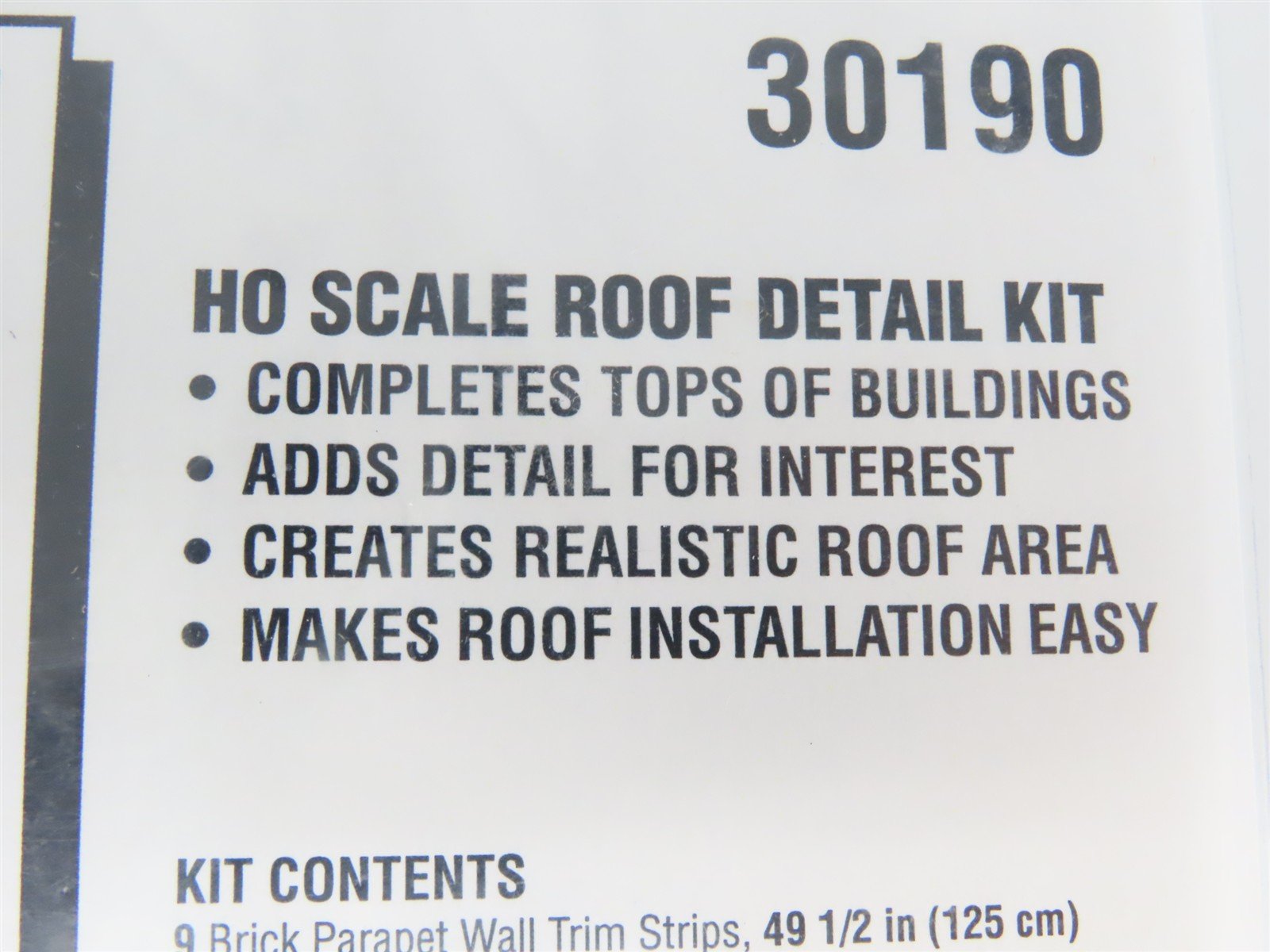 HO Scale DPM 30190 Roof and Trim Detail Kit