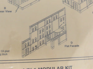 HO Scale DPM 35200 4-in-1 Industry/Warehouse Building Kit