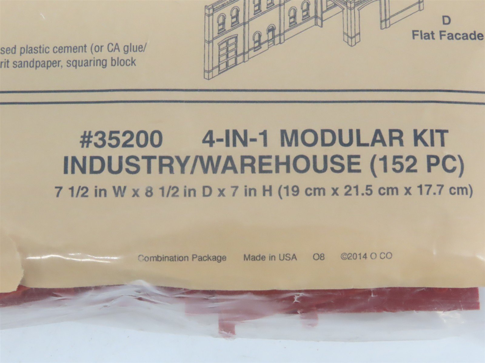HO Scale DPM 35200 4-in-1 Industry/Warehouse Building Kit