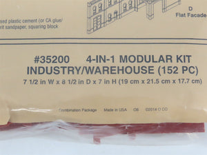 HO Scale DPM 35200 4-in-1 Industry/Warehouse Building Kit