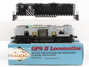 HO Scale Proto 2000 23614 ATSF Santa Fe EMD GP9 Ph. 2 Diesel #707 w/ DCC