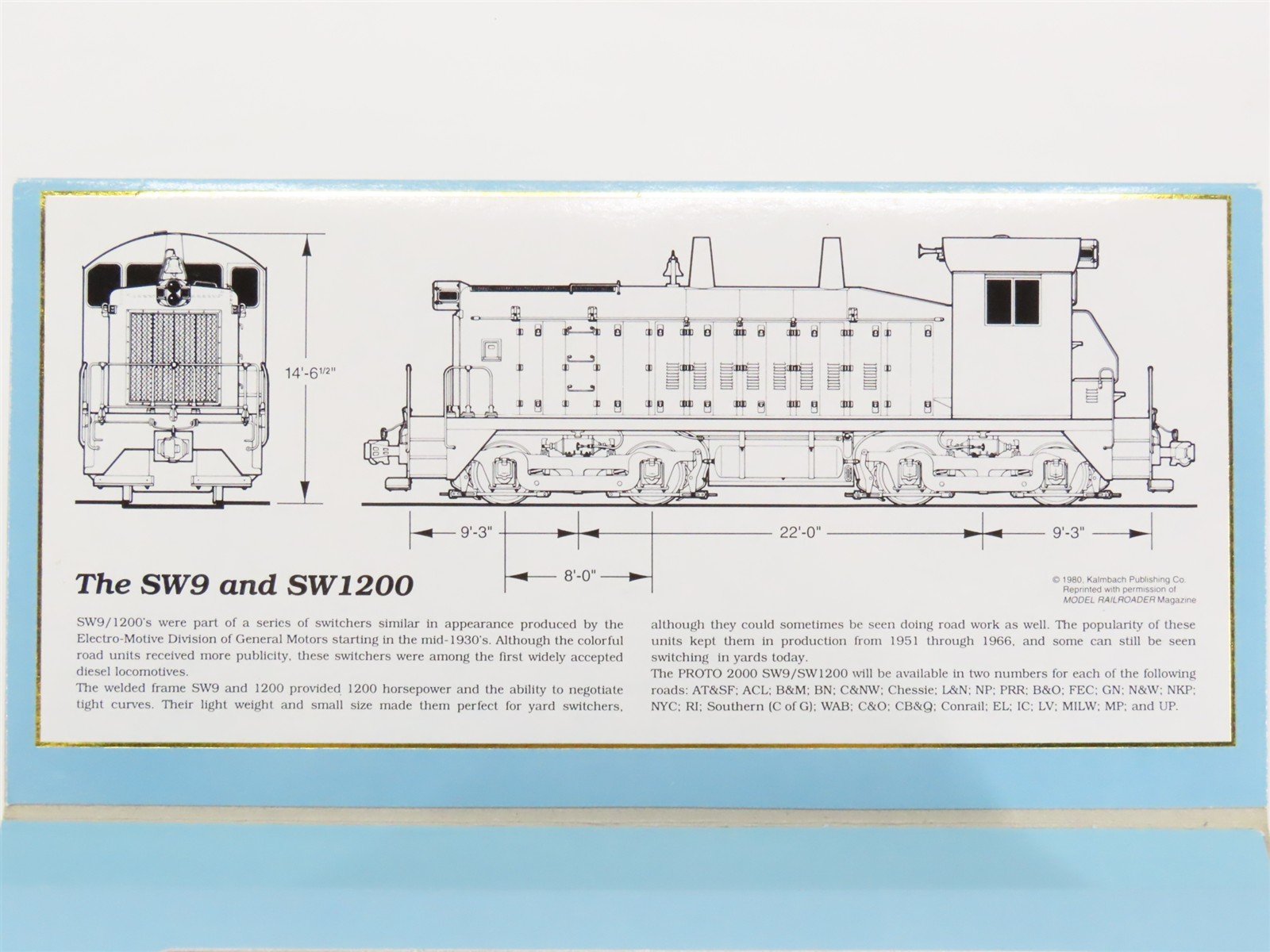 HO Scale Proto 2000 8055 ATSF Santa Fe SW9 Diesel Switcher #2431 w/ DCC
