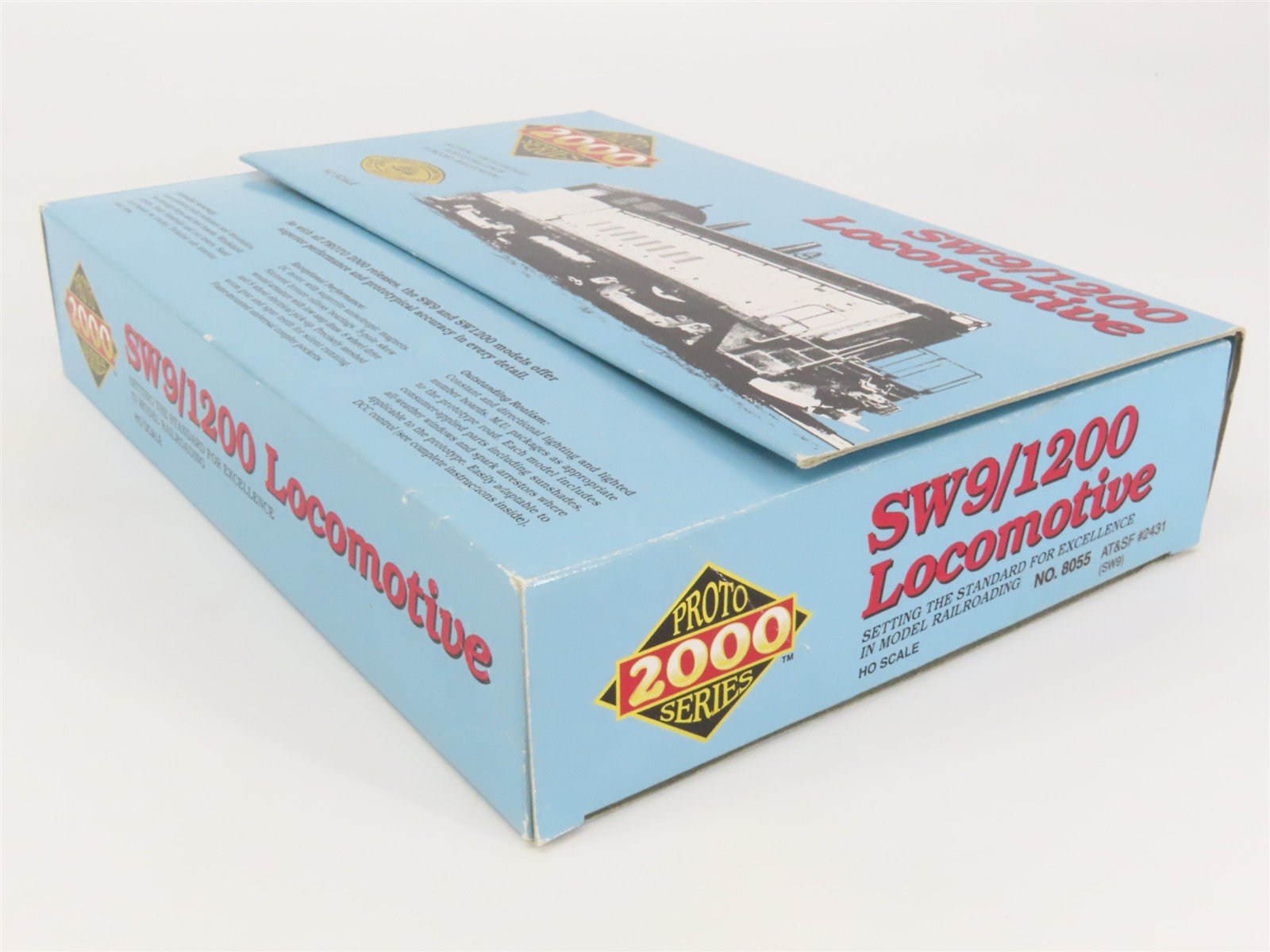 HO Scale Proto 2000 8055 ATSF Santa Fe SW9 Diesel Switcher #2431 w/ DCC