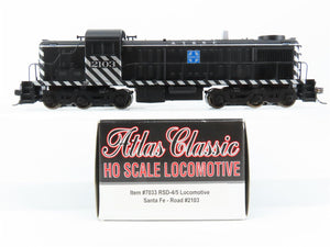 HO Scale Atlas Classic 7033 ATSF Santa Fe ALCO RSD-4/5 Diesel #2103 w/ DCC
