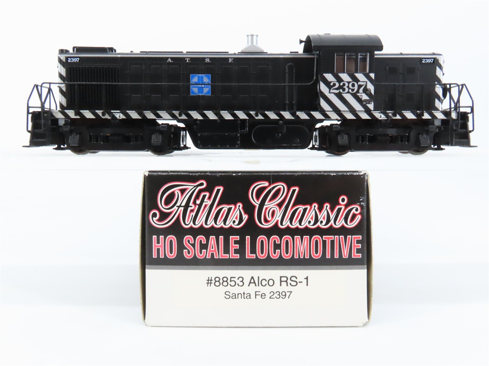 HO Scale Atlas Classic 8853 ATSF Santa Fe ALCO RS-1 Diesel #2397 w/ DCC