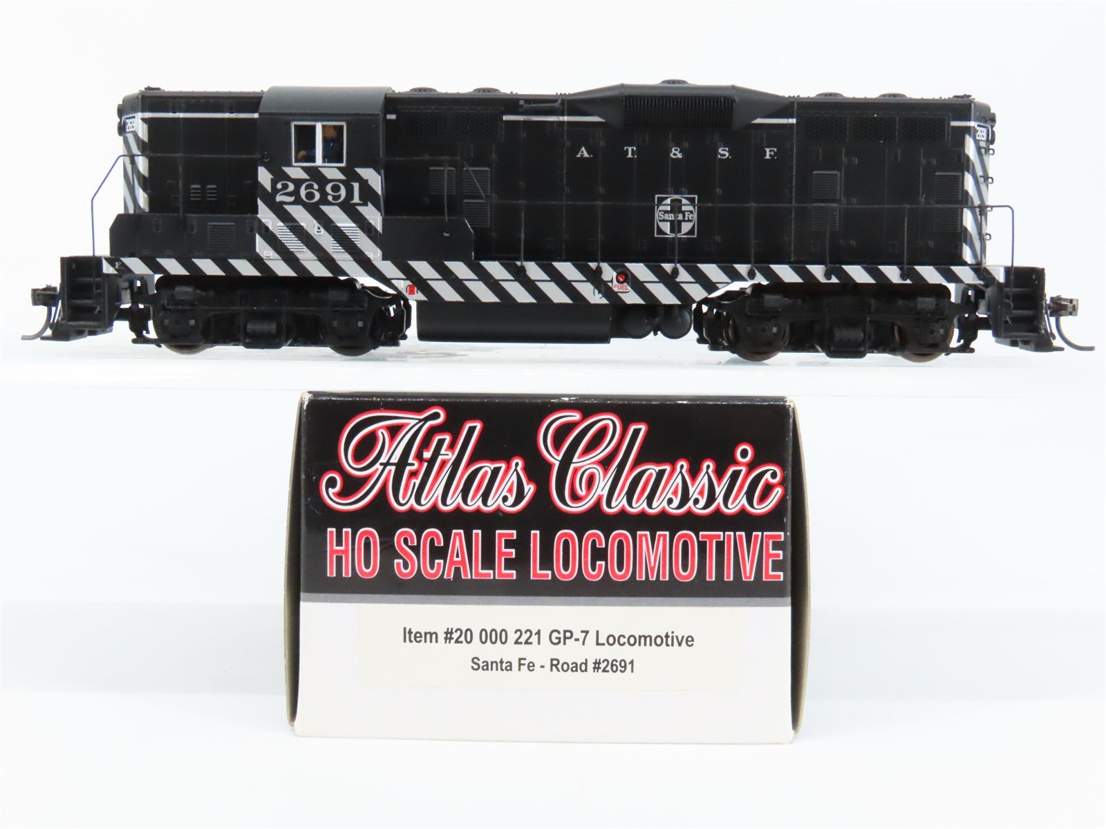 HO Scale Atlas Classic 20000221 ATSF Santa Fe EMD GP7 Diesel #2691 w/ DCC