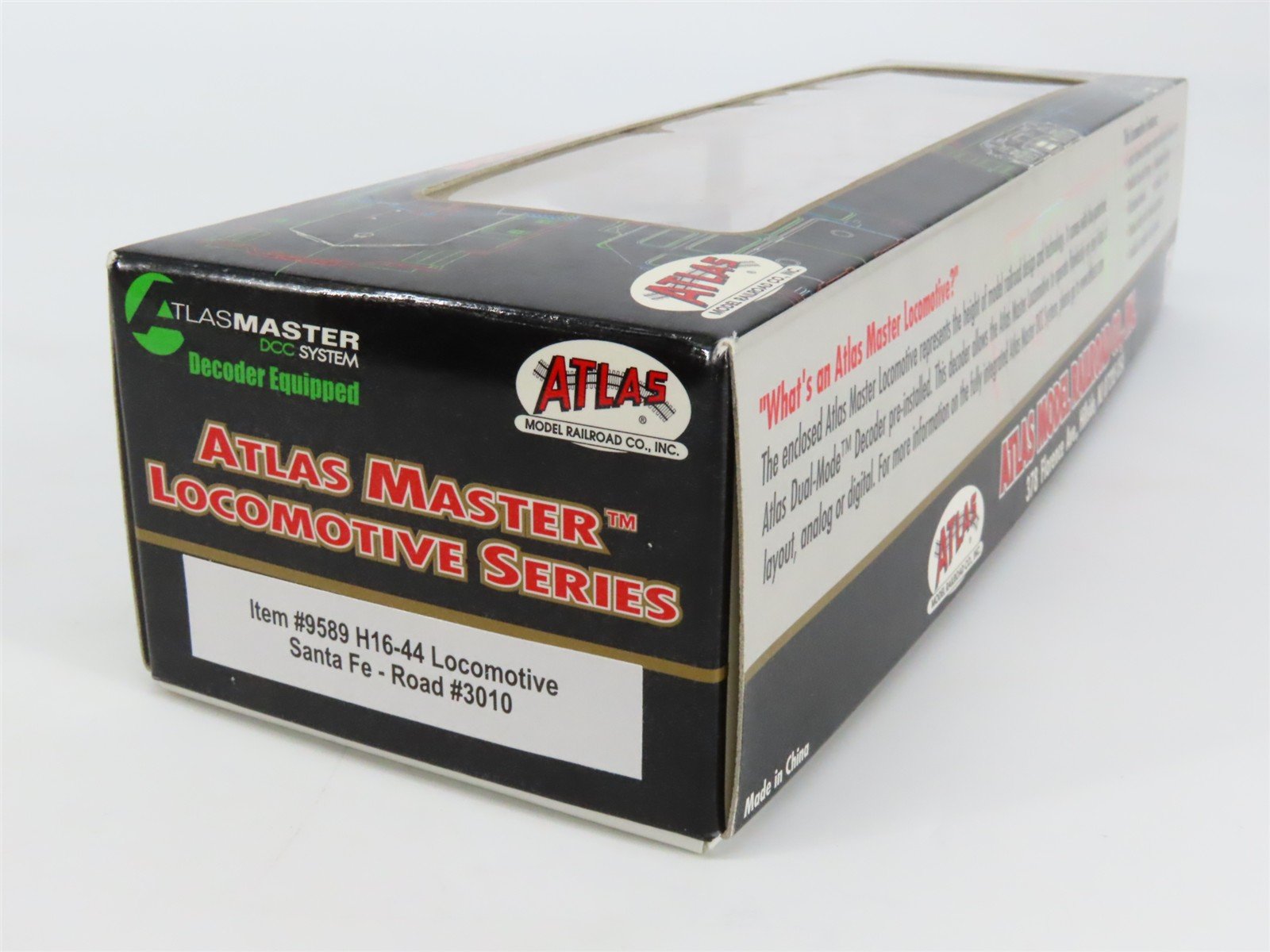 HO Scale Atlas Master 9589 ATSF Santa Fe FM H16-44 Diesel #3010 w/ DCC