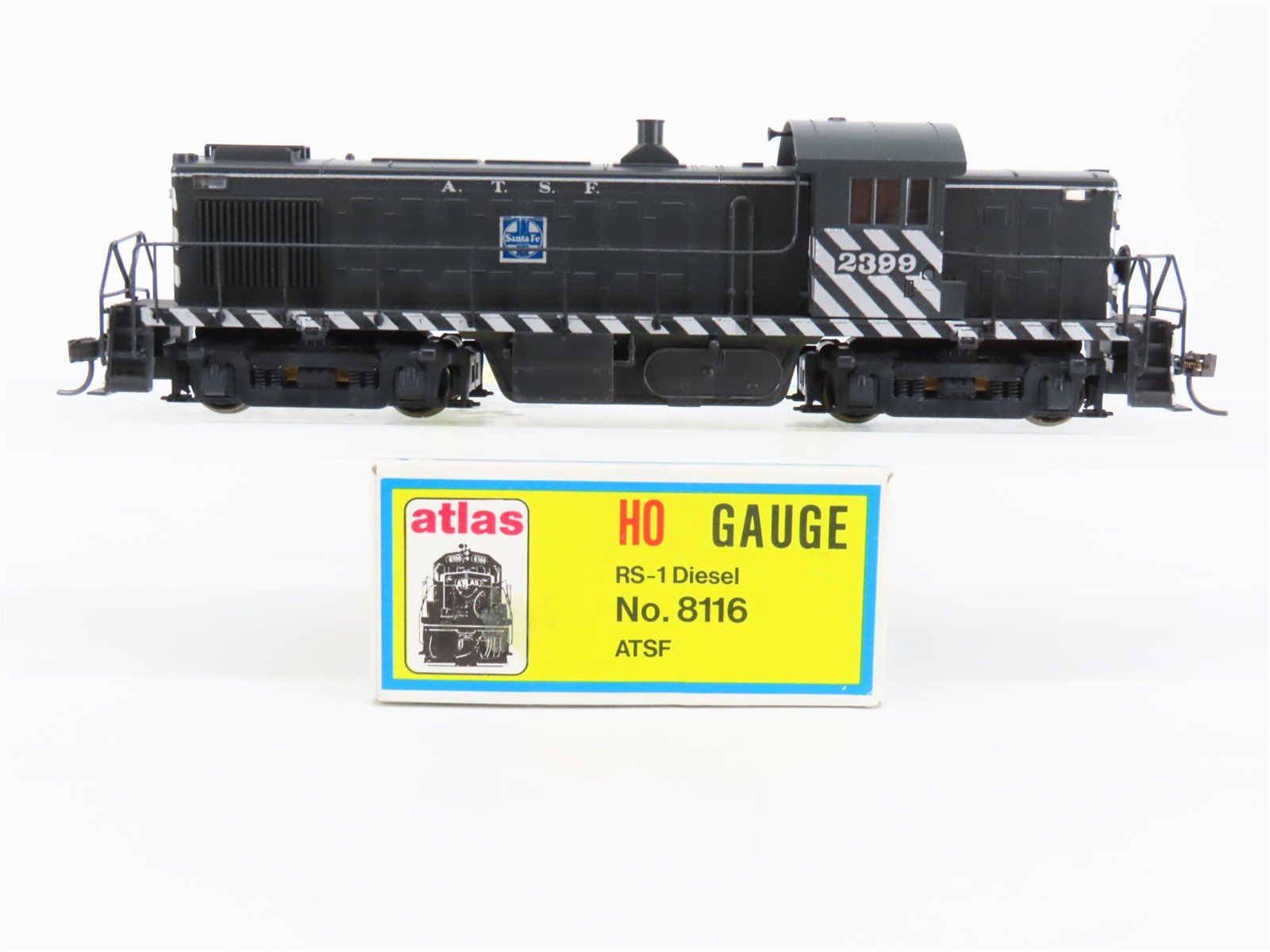 HO Scale Atlas 8116 ATSF Santa Fe ALCO RS-1 Diesel Locomotive #2399 w/ DCC