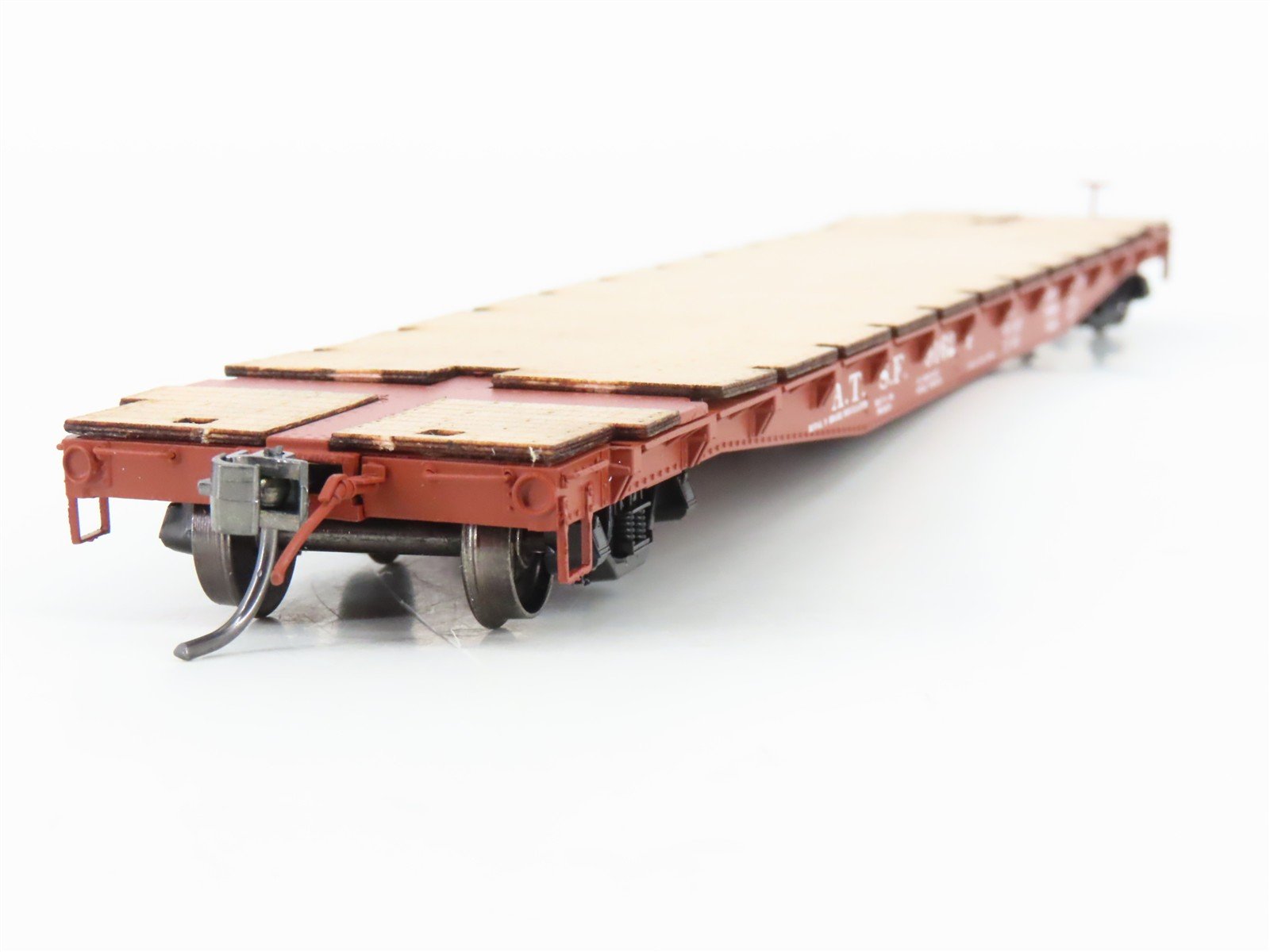 HO Scale InterMountain 48702-04* ATSF Santa Fe Railroad Flat Car #91624