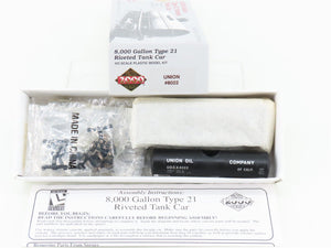 HO Scale PROTO 2000 Kit UOCX Union Oil Company 8,000 Gallon Tank Car #8022